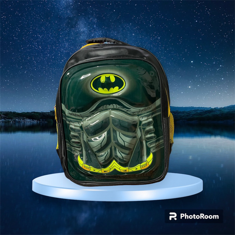 Jual Tas LED Batman karakter ukuran SD TK Bahan premium | Shopee Indonesia