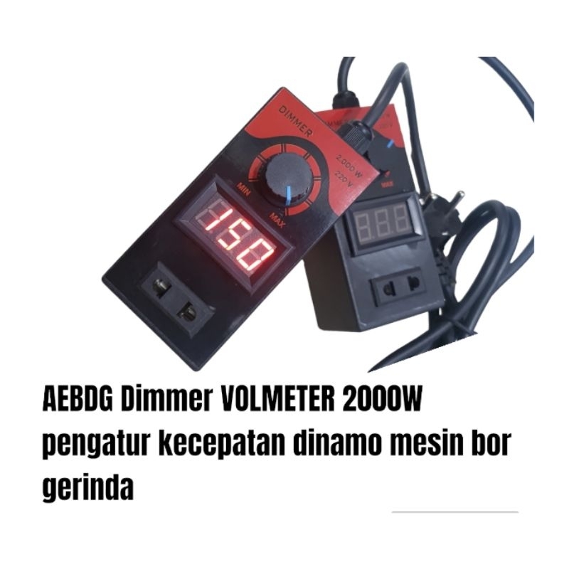 Jual Aebdg Dimmer Ac V Volmeter W Dimmer Watt Ac Peredup