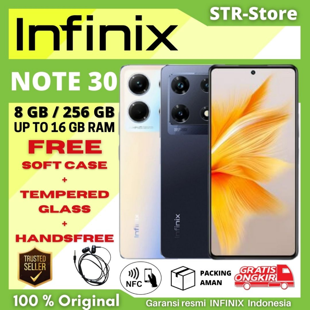 Jual INFINIX NOTE 30 8/256 GB GARANSI RESMI INFINIX NOTE 30 8/256GB ...