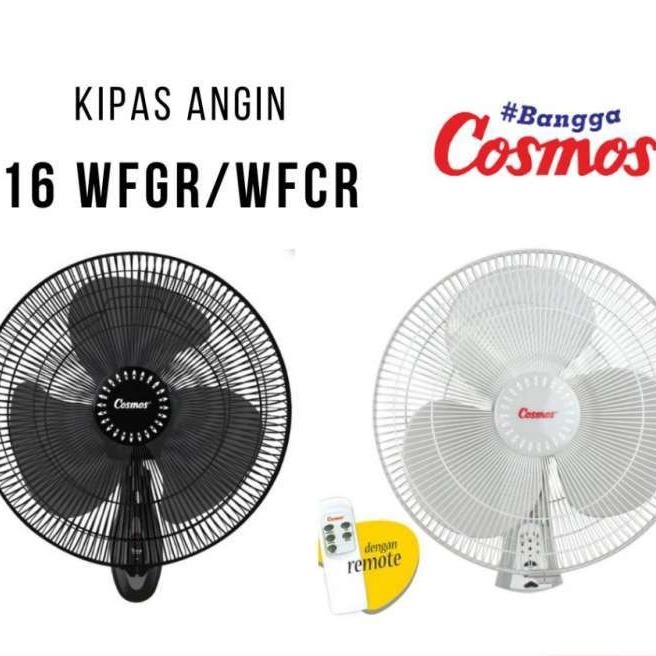 Jual Cosmos 16 WFCR/WFGR Kipas Tembok Remote 16WFCR/WFGR Kipas 16-WFGR ...