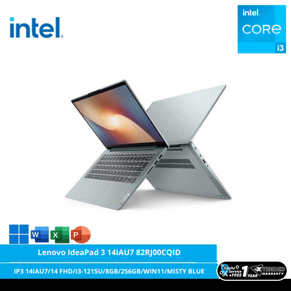 Jual Lenovo IdeaPad 3 14IAU7 82RJ00CQID [IP3 14IAU7/14 FHD/I3-1215U/8GB ...