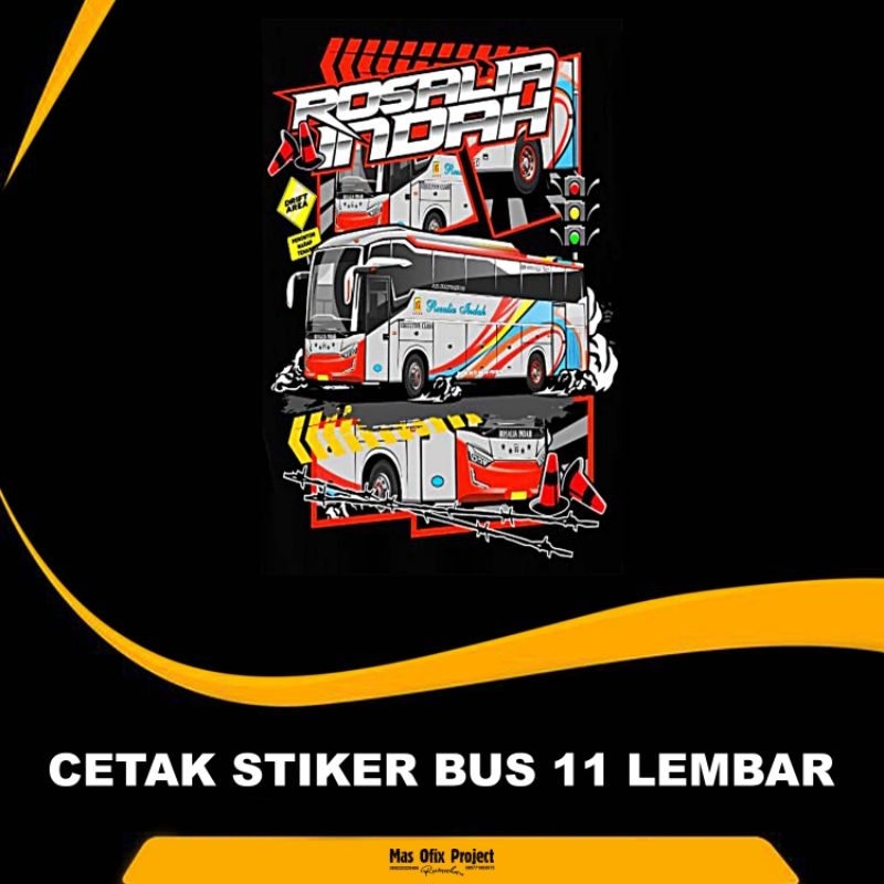 Jual STIKER BUS BASURI 11 LEMBAR | Shopee Indonesia