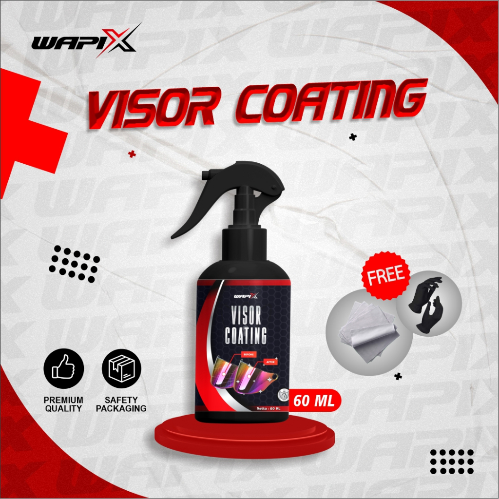 Jual WAPIX VISOR COATING / FORMULA KHUSUS PELINDUNG KACA HELM