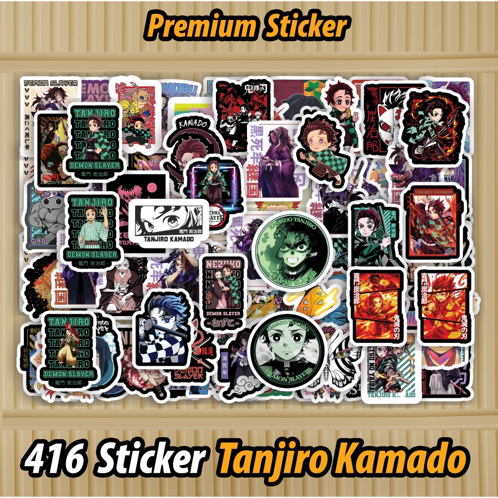 Jual 416 PCS Sticker Tanjiro Demon Slayer - Tanjiro Kimetsu No Yaiba ...