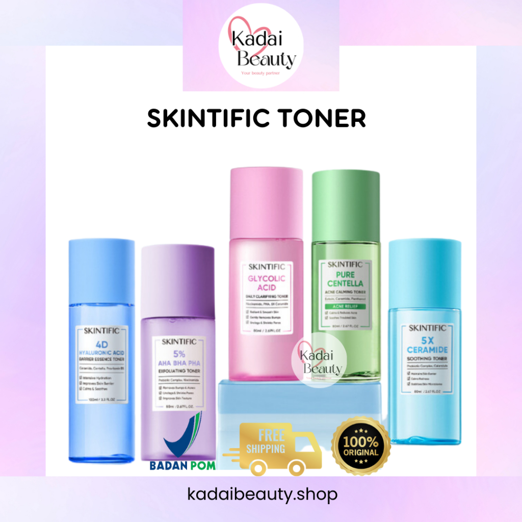 Jual SKINTIFIC 5X Ceramide Soothing Toner 80ml Skintific Toner Ori