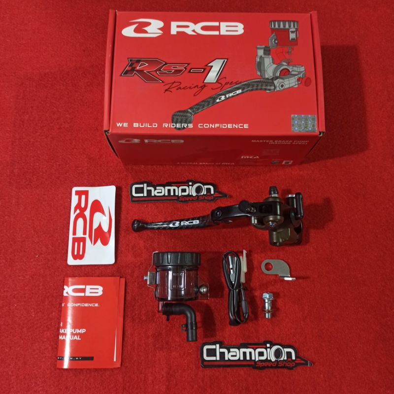 Jual Master Rem Kanan RCB Racing Boy RS-1 RS1 Carbon Racing Spec 17mm ...