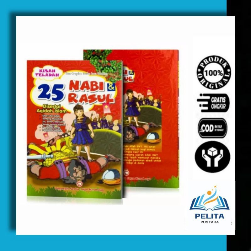 Jual Buku Kisah Teladan 25 Nabi Dan Rasul Full Colour | Shopee Indonesia