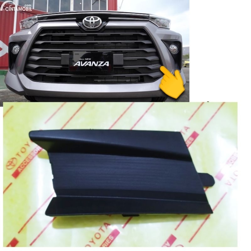 Jual tutup derek cover touwing towing bumper depan Avanza 2022 keatas ...
