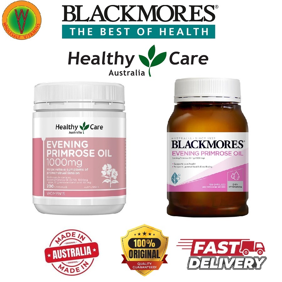 Jual Healthy Care Evening Primrose Oil 200 Caps / Blackmores Evening ...