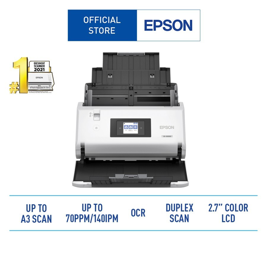 Jual Scanner Epson WorkForce DS-30000 A3 Duplex Sheet-fed Document ...