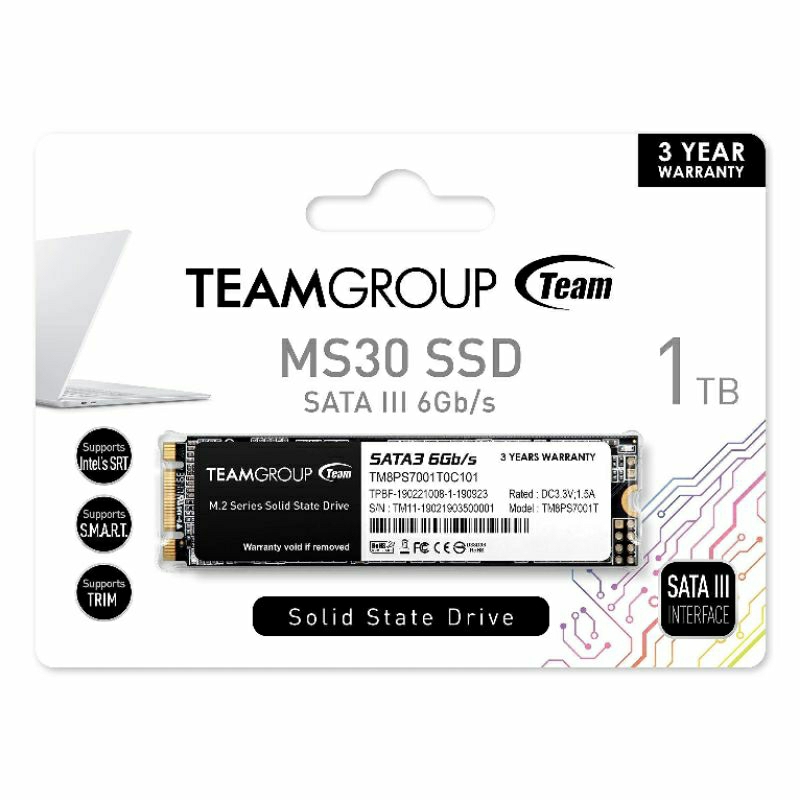 Jual Team Group Ms30 Ssd 1tb M2 2280 Sata Iii Shopee Indonesia