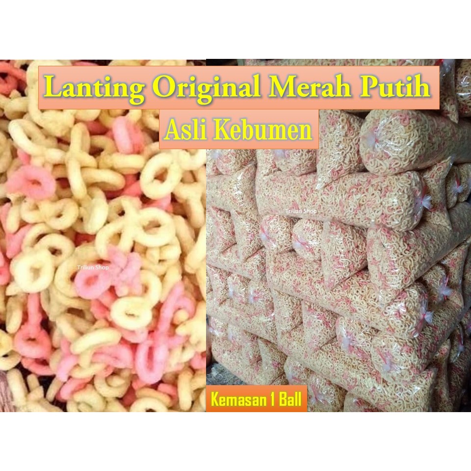Jual 1 Ball 5 Kg Lanting Original Merah Putih Khas Kebumen / Lhanting ...