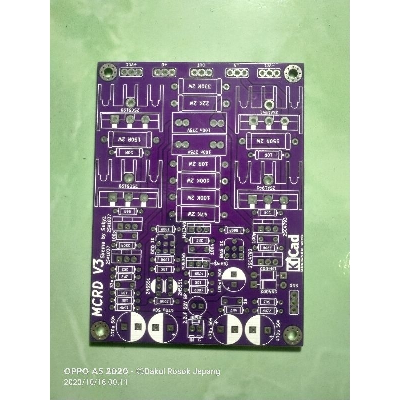 Jual PCB DRIVER POWER AMPLIFIER MCRD V3 PCB MCRD V3 | Shopee Indonesia