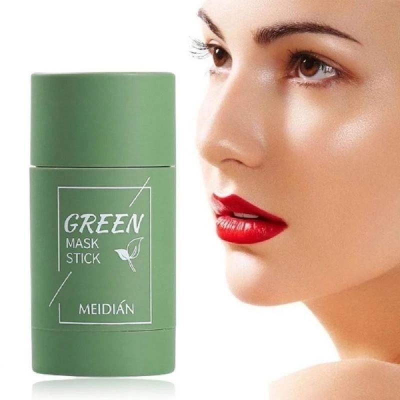 Jual MEIDIAN Green Tea Mask Cleansing Clay Stick Masker wajah Masker