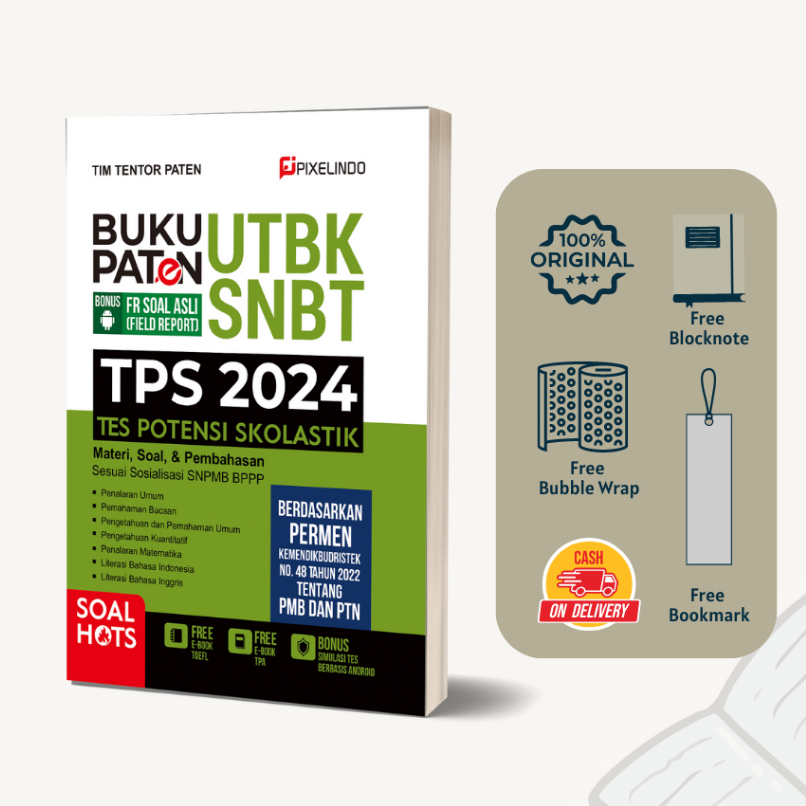 Jual Buku Paten UTBK SNBT TPS 2024 - Arruz Media | Shopee Indonesia