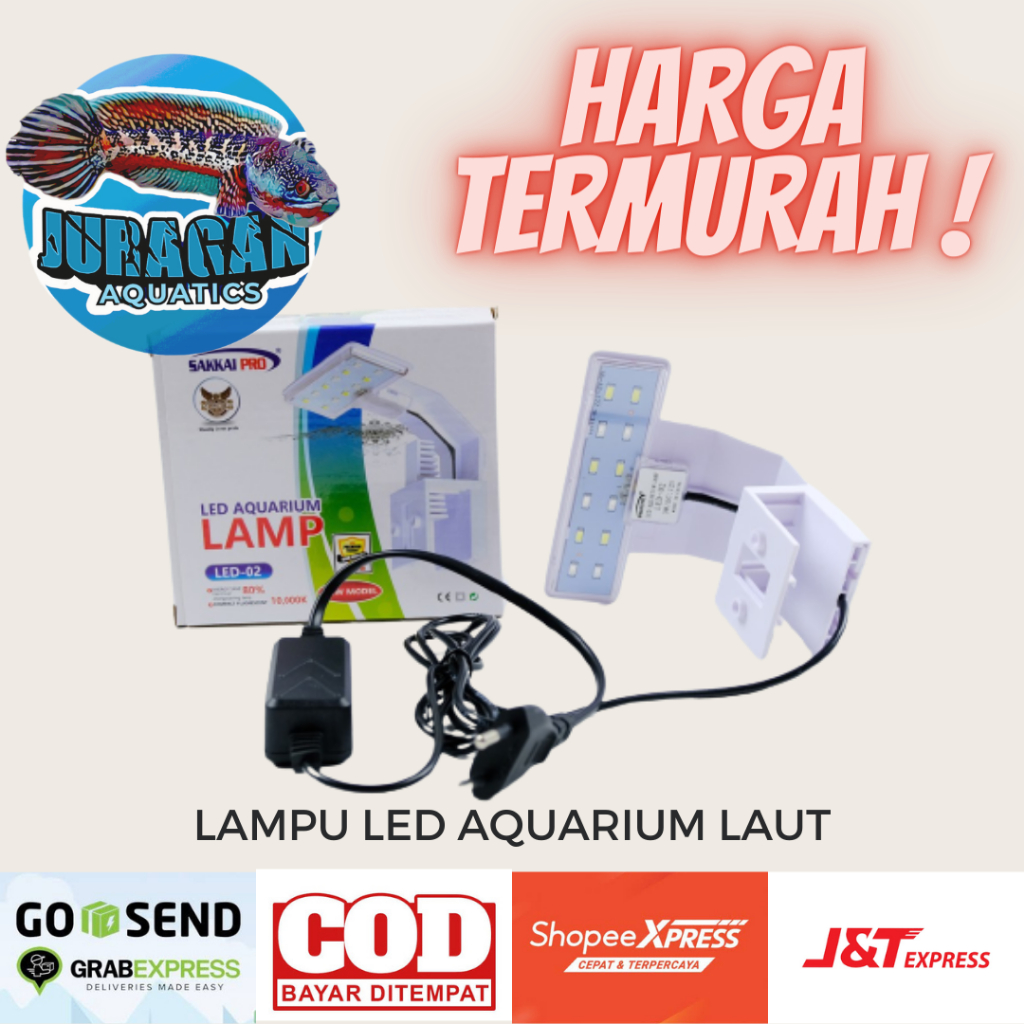 Jual Lampu Aquarium Led Jepit Aquascape Sakkai Pro Lampu Jepit Aquascape Sakkai Pro Lampu