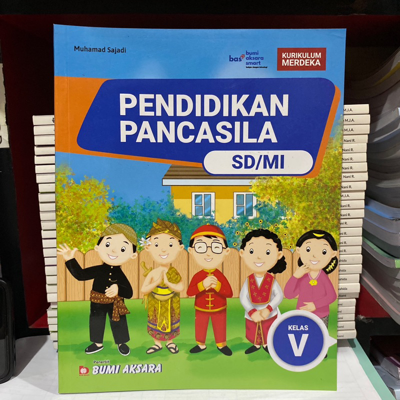 Jual ORIGINAL BUKU PENDIDIKAN PANCASILA UNTUK SD/MI KELAA 5 / V BUMI ...