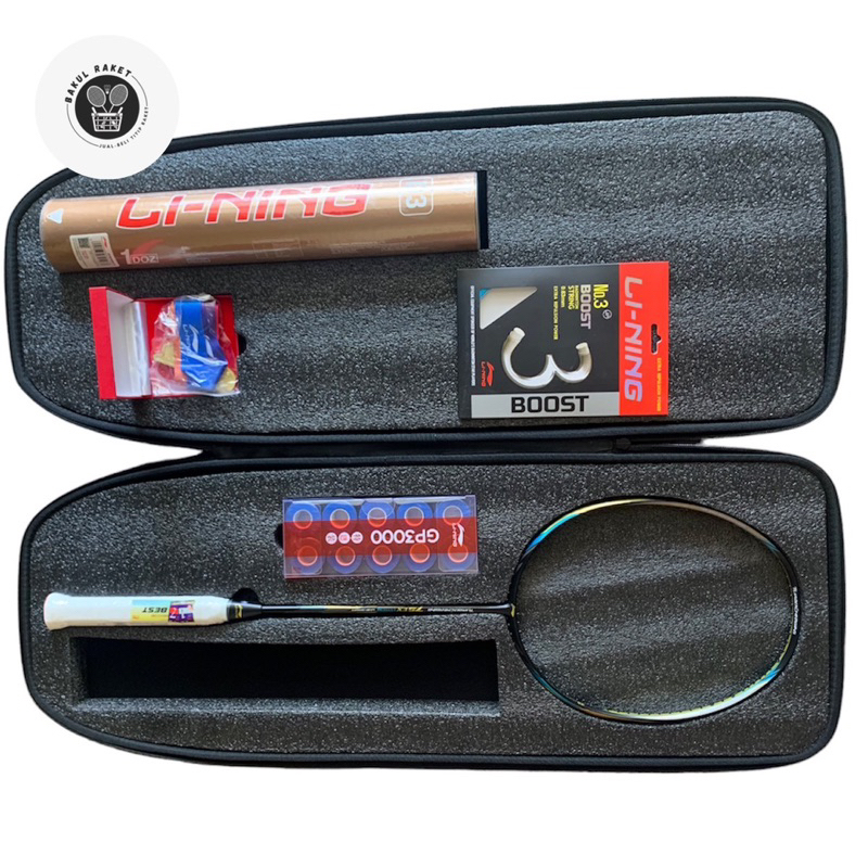 Jual LINING Turbo Charging 75 EX Box Raket Badminton Original Senar Bulu Tangkis Shopee Indonesia