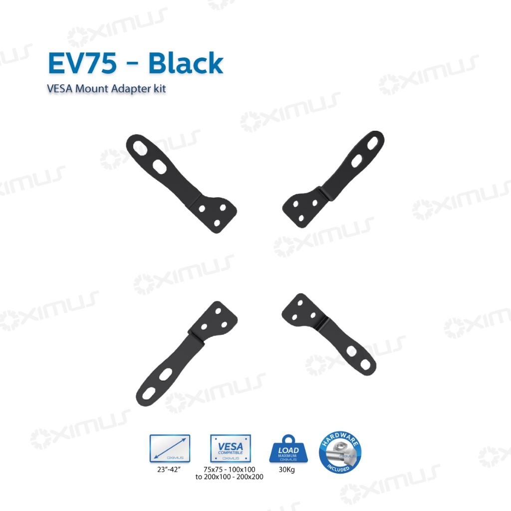 Jual Extender VESA Adapter 75x75 - 100x100 jadi 200x200mm OXIMUS EV75 ...