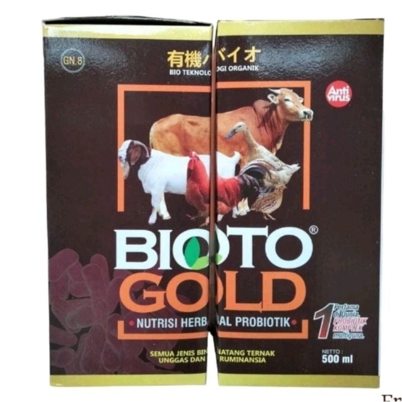 Jual Bioto Gold Nutrisi Plus Probiotik Super Untuk Ternak Sapi Domba