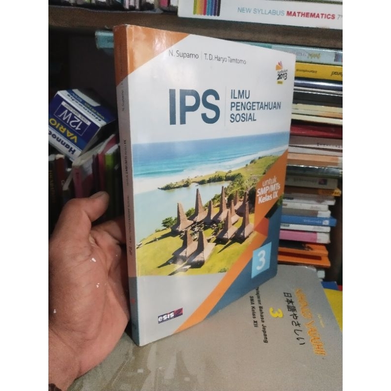 Jual Buku Ips Ilmu Pengetahuan Sosial Untuk Kelas 9 Ix 3 Smp Mts Esis