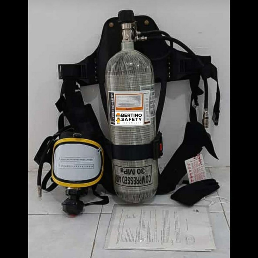 Jual SCBA BREATHING APPARATUS CARBON / 6.8 Liter Merk HYPRO | Shopee ...