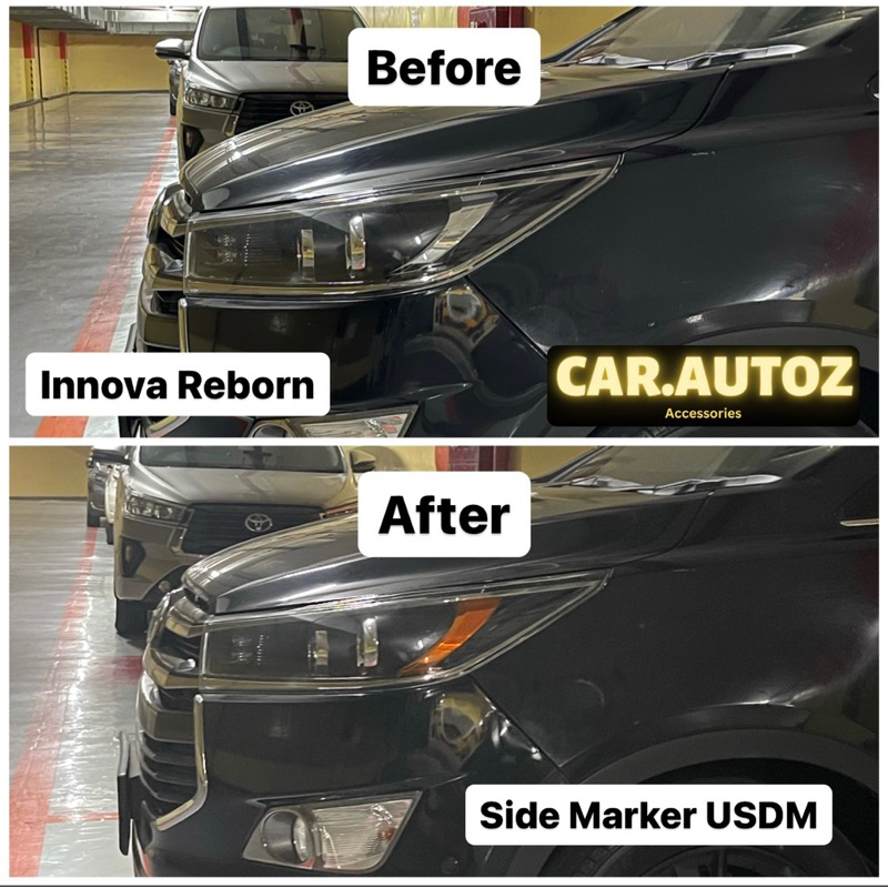 Jual Sticker Side Marker Orange Lampu Depan Innova Reborn | Shopee ...