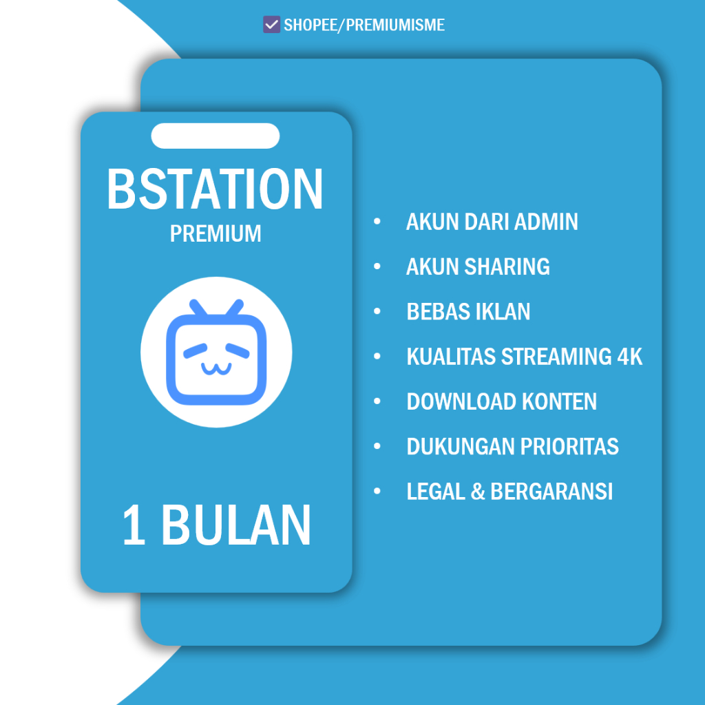 Jual BSTATION PREMIUM 1 BULAN | Shopee Indonesia