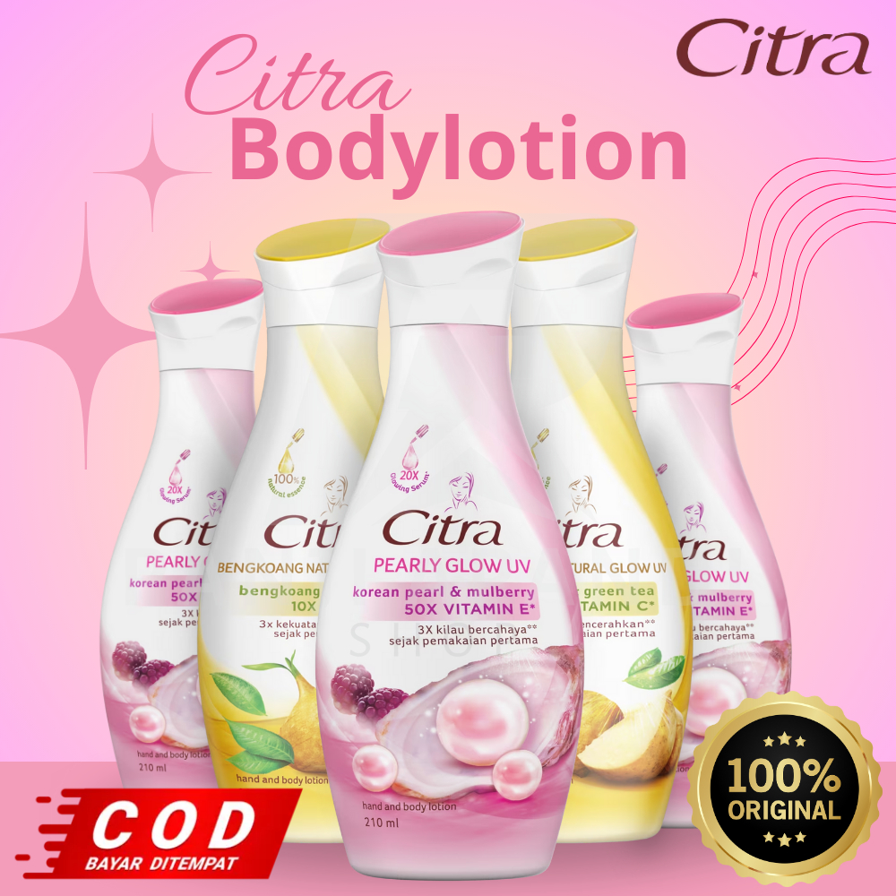 Jual Citra Pearly Glow Uv Hand Body Lotion Shopee Indonesia