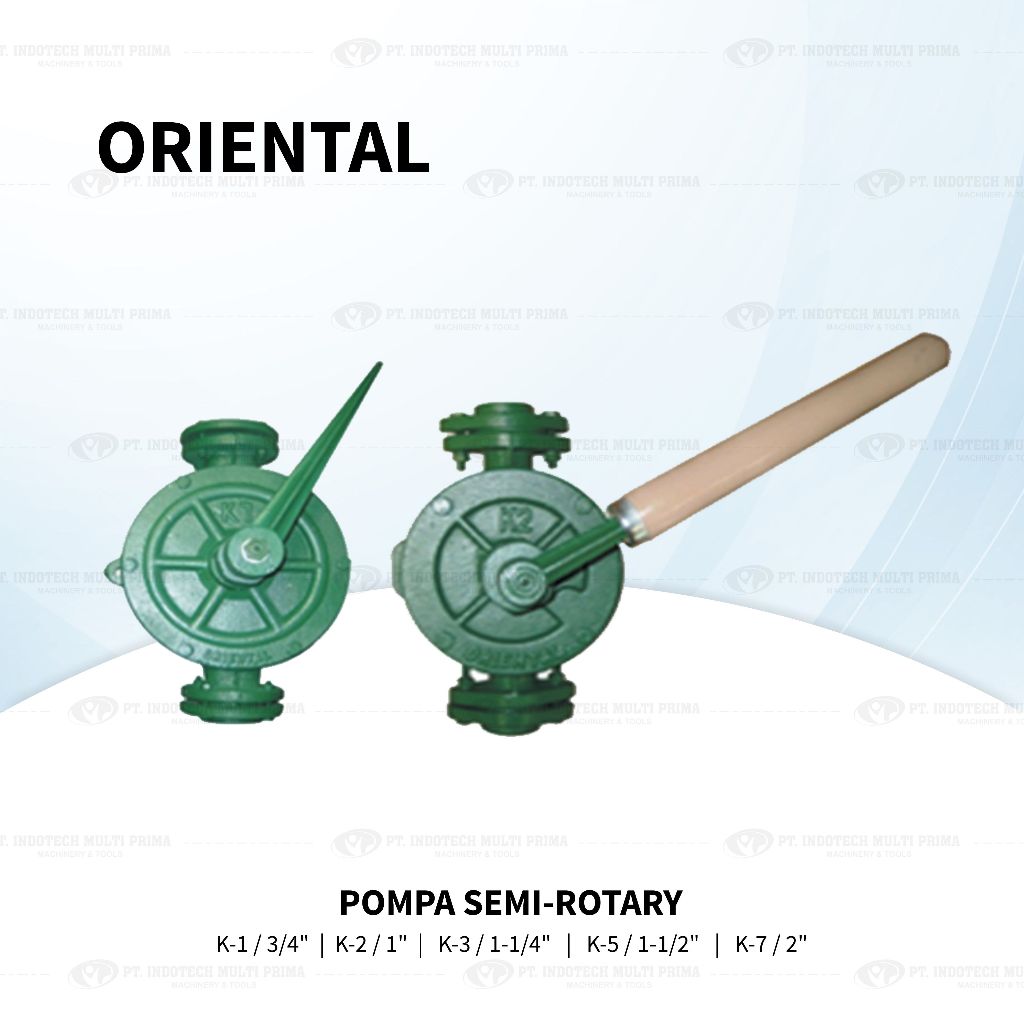Jual Semi Rotary Pump Oriental Pompa Semi Rotary K1 K2 K3 K5 K7
