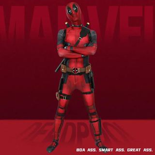 Flash Deadpool Cosplay Costume Wade Winston Wilson Bodysuit Deluxe Leather  Outfits Halloween Cosplay for Adults shoes - AliExpress