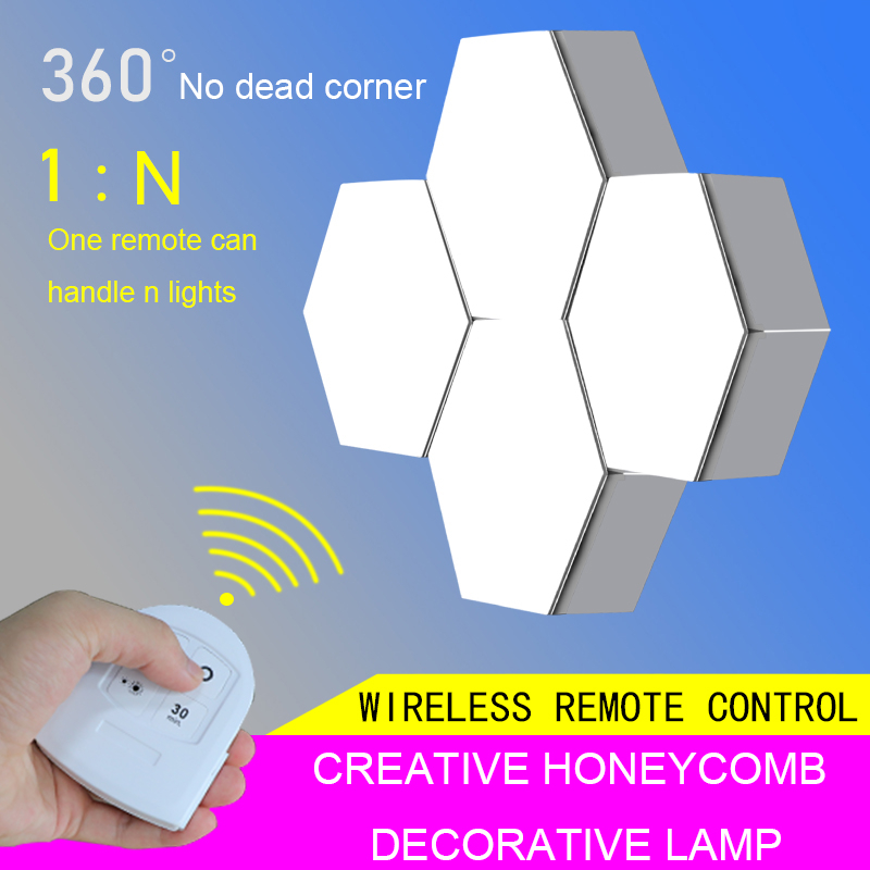 Jual 3 Buah Lampu Dinding Dekoratif Led Quantum Lampu Malam Sensitif ...