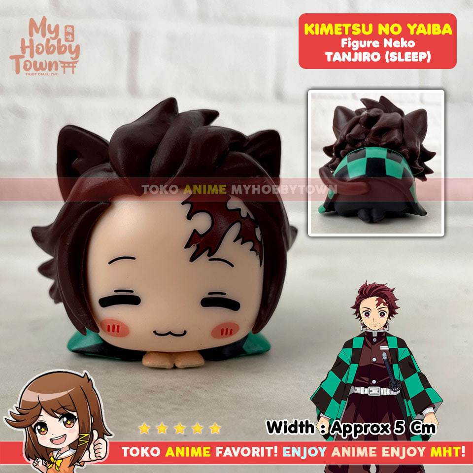 Jual Figure Anime Demon Slayer Kimetsu no Yaiba Neko Cat Sleep Tanjiro ...