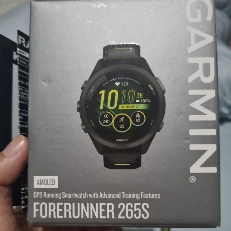 中古 ガーミン Forerunner 265S ブラック（GARMIN(ガーミン