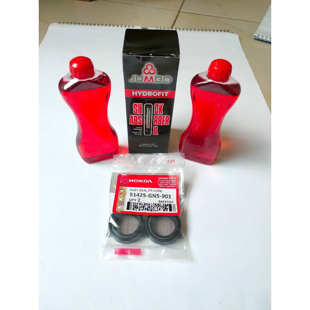 Jual Seal Shock Depan Beat Vario Mio Satria Set Oli Shock Jumbo Ml Honda Yamaha Suzuki