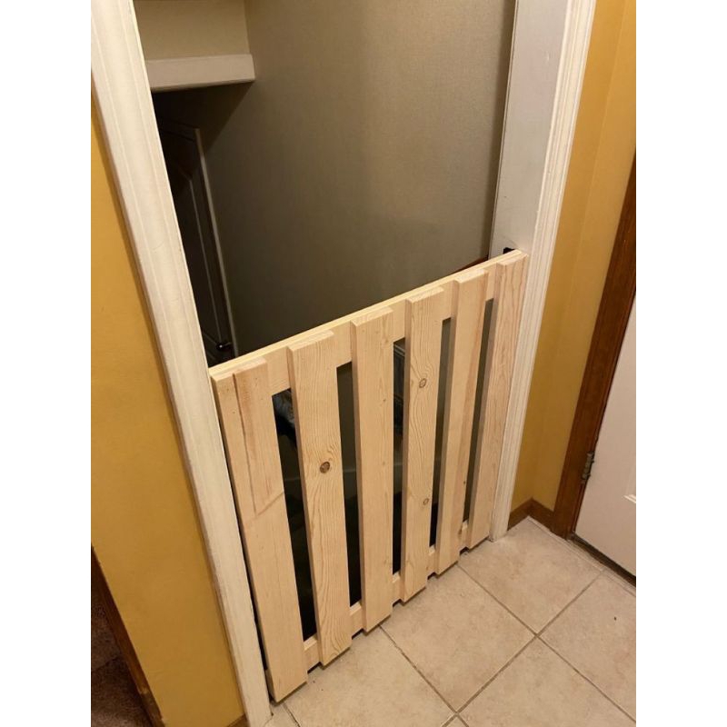 Jual Pagar Pintu Kayu Baby Gate Model Lurus Pintu Pagar 80x50cm Shopee Indonesia