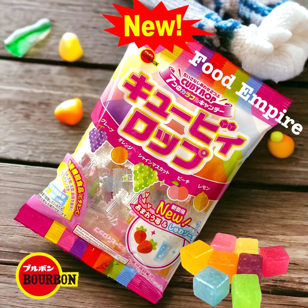 Jual BOURBON CUBY ROP Candy | Permen Aneka Rasa Buah CubyRop 100 gram ...