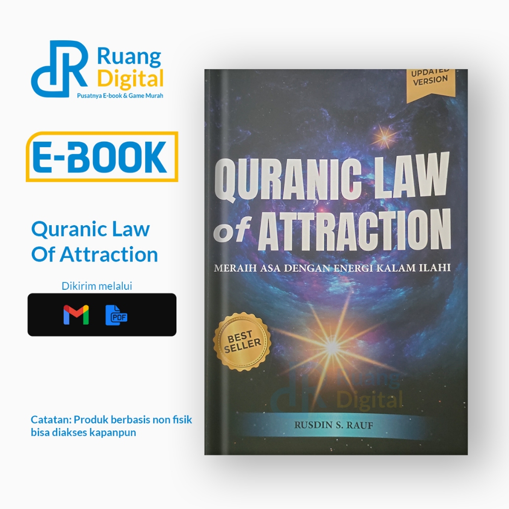 Jual Ruang Digital Buku QURANIC LAW OF ATTRACTION Bahasa Indonesia