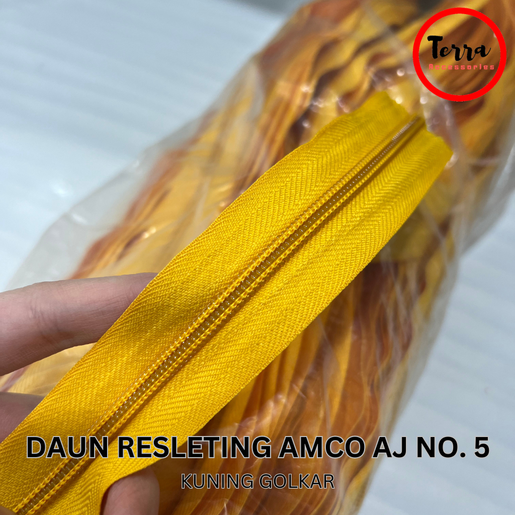 Jual Dijual Per Meter Daun Resleting Reseleting Zipper Nomor Aj