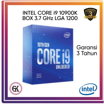 Intel Core i9-10900K NEW i9 10900K 3.7 GHz Ten-Core Twenty-Thread