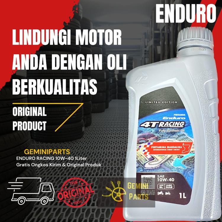 Jual OLI PERTAMINA ENDURO RACING 4T RACE SAE 10W-40 SL JASO MA 1LITER ...
