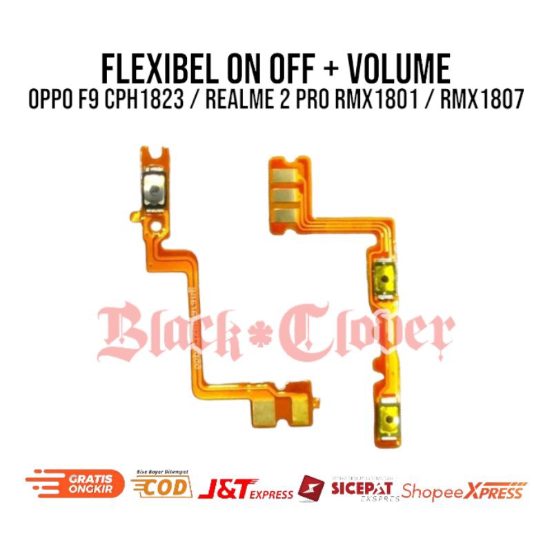 Jual Flexible flexibel On Off Volume Oppo F9 CPH1823 / Realme 2 Pro ...