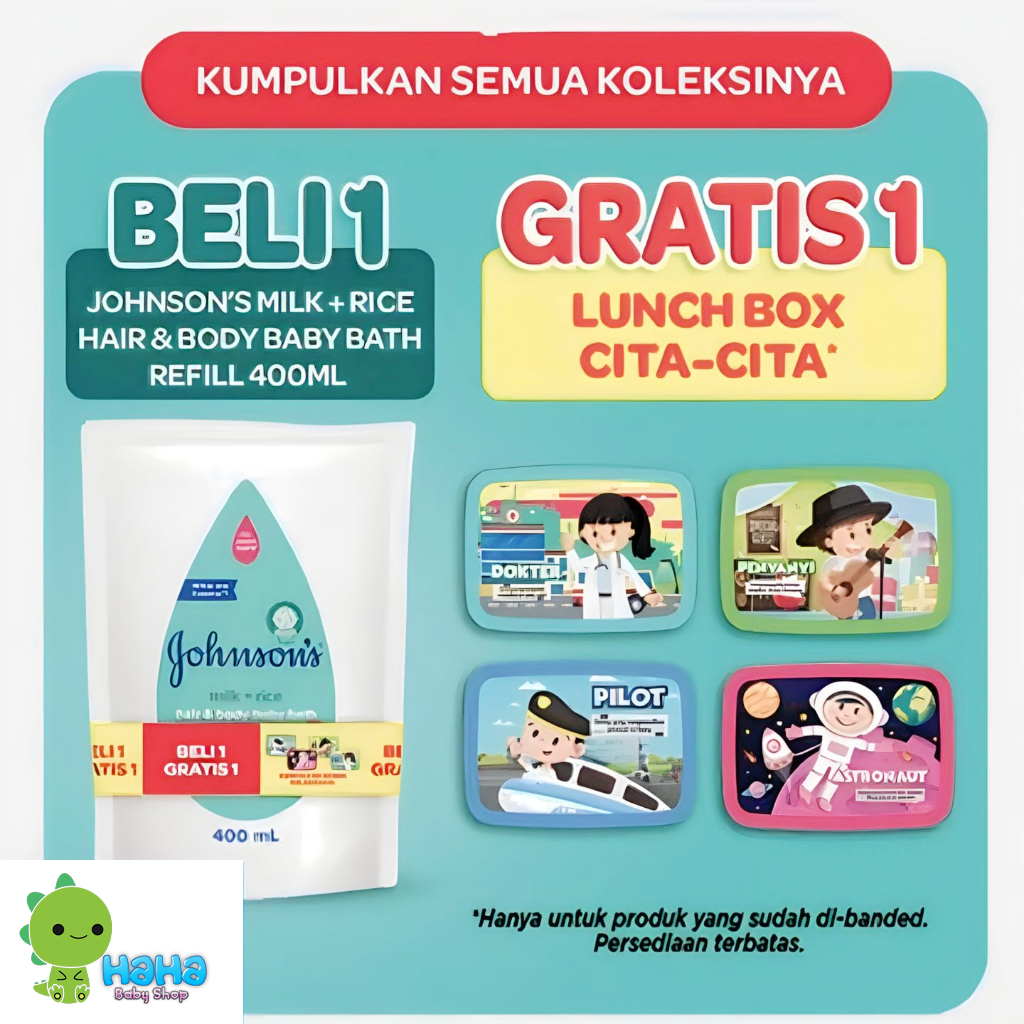 Jual 𝕥𝕒𝕤𝕓𝕚𝕙𝕒 Johnsons SHAMPOO SABUN REFILL / Baby Bath Milk &amp; Rice ...