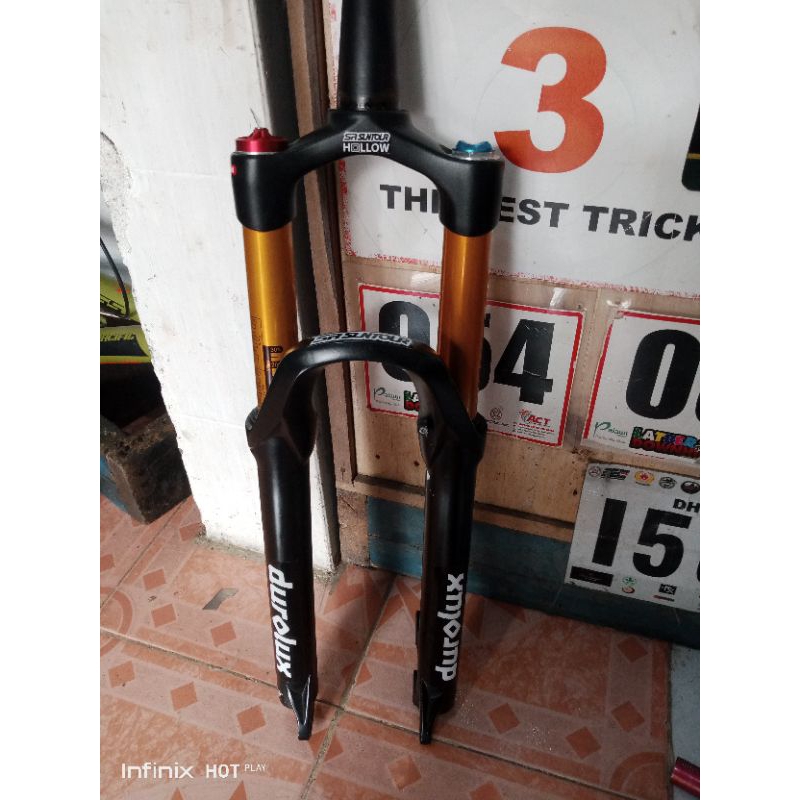 Jual fork ion 32 travel 140 untuk sepeda gunung adventure angin dan