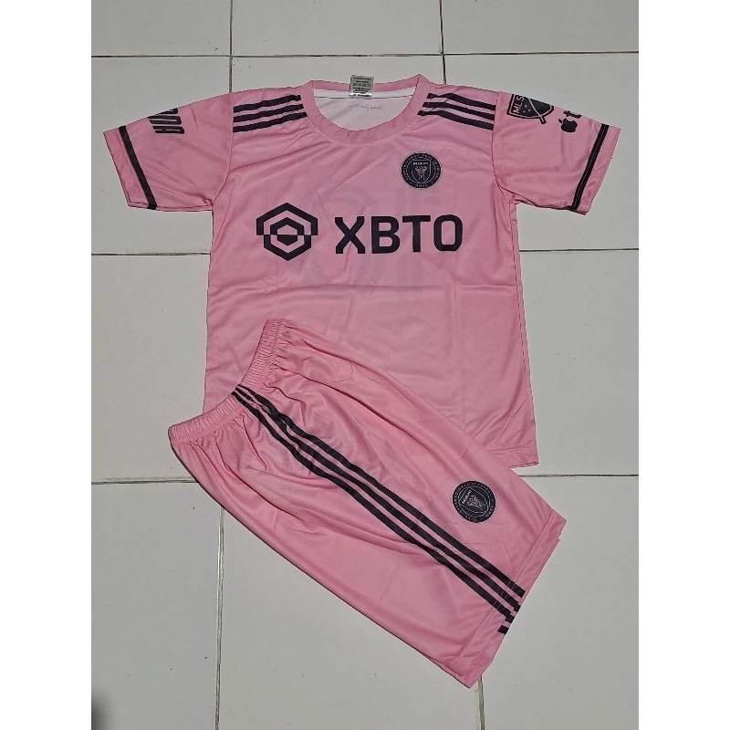 Jual Jersey Miami Messi Pink & Hitam | Shopee Indonesia