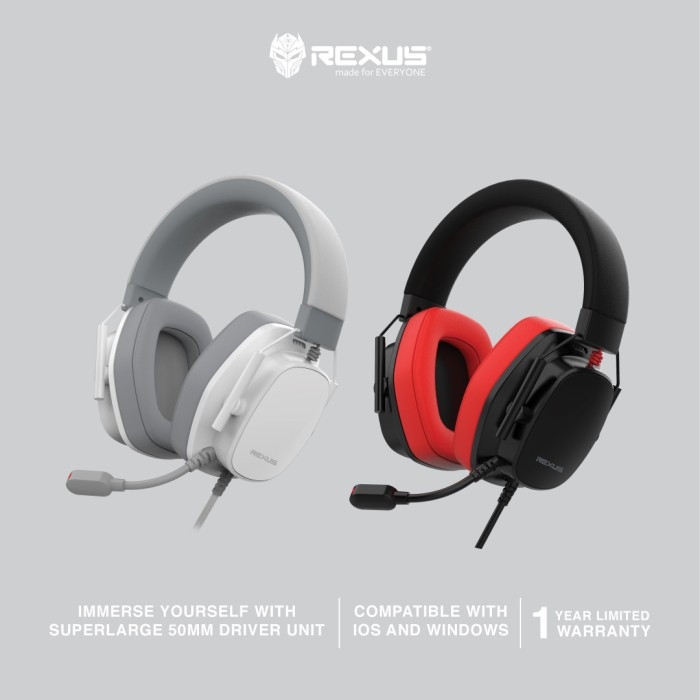 Jual Rexus Headset Gaming Thundervox USB 7.1 HX35 / HX-35 | Shopee ...
