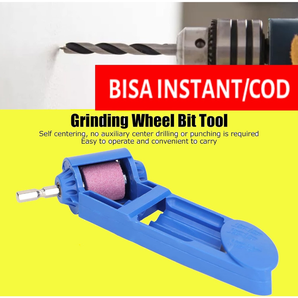 Jual (BISA INSTANT/COD) Alat Asah Mata Bor Besi Corundum Wheel Bit ...