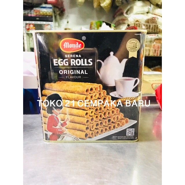 Jual Monde Serena Egg Rolls Rasa Original Kaleng 600 300 gram | Monde ...
