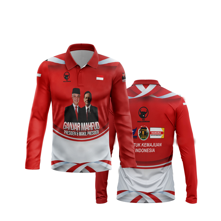 Jual Baju Kaos Ganjar Mahfud Capres Dan Cawapres Indonesia Maju 2024