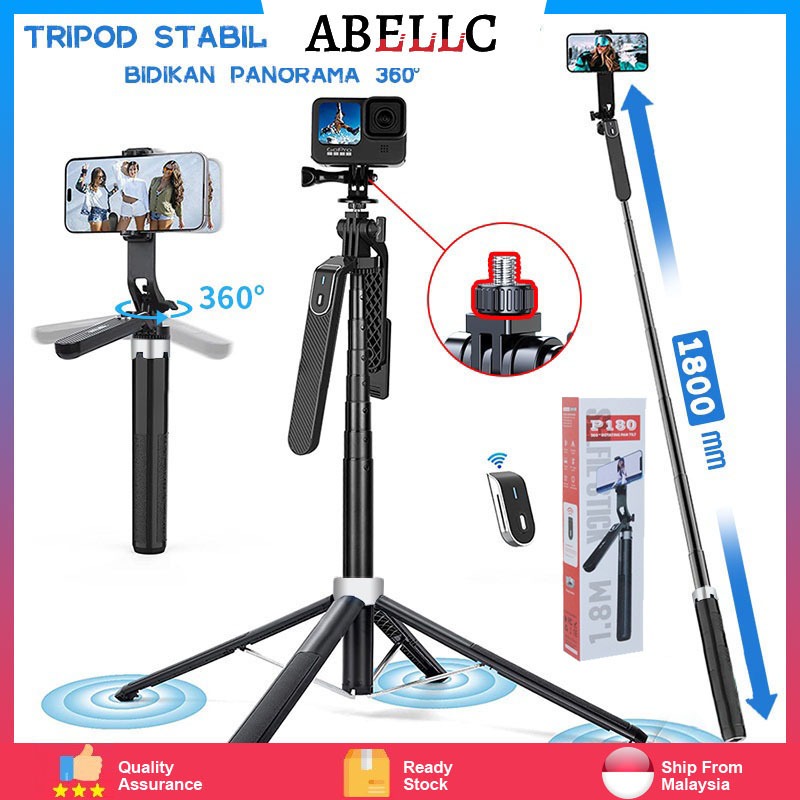 Jual Abellc Cod P Tongsis Tripod Cm Bluetooth Selfie Stick Remote Tripod Hp